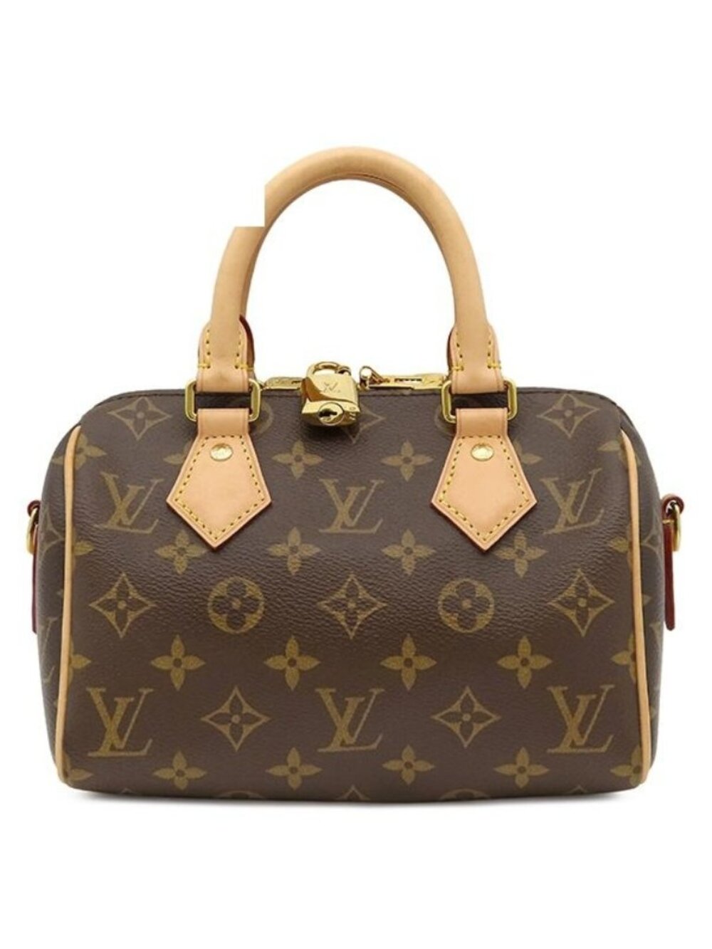 Louis Vuitton 2-Way Bag Speedy Bandouliere 20 Monogram Canvas Gold Mini Boston